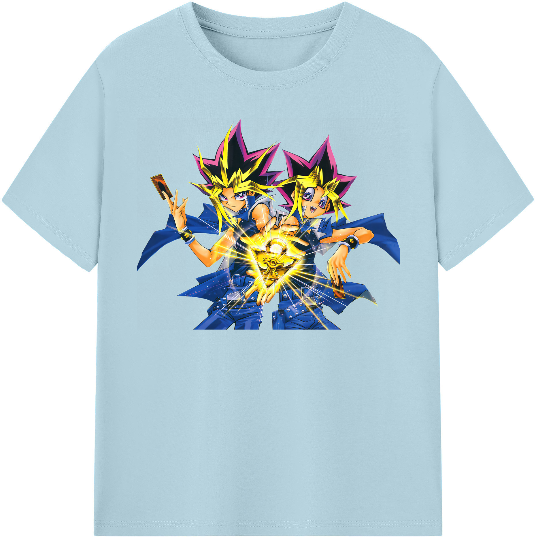 （画像用） 遊☆戯☆王 Yu-Gi-Oh! 綿100％半袖Tシャツ（フロントプリント）